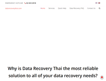 Tablet Screenshot of datarecoverythai.com
